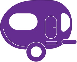 camping trailer icon