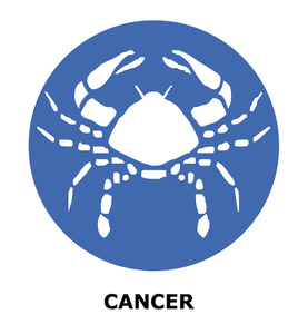 acclaim clipart: cancer the crab sign of the zodiac