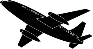 commercial airliner or airplane taking off for an exotic destination