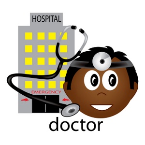 acclaim clipart: ethnic doctor icon