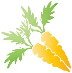 acclaim clipart: garden fresh carrots