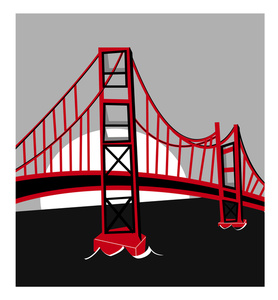the golden gate bridge and san francisco bay with the setting sun behind