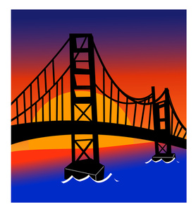 the sun setting behind the golden gate bridge in san francisco